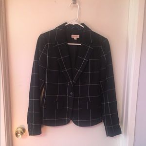 Size small black and white blazer